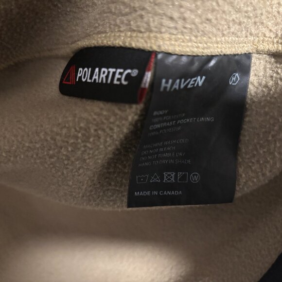 $395 Haven Green Full-Zip Polartec Fleece Guide Jacket - Large Made in Canada - Picture 10 of 12